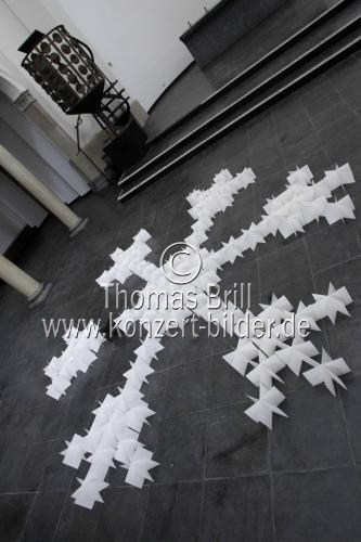 Rundgang 2012 - Diplomausstellung, Jahresausstellung, Filmprogramm der Kunsthochschule für Medien Köln in der Trinitatiskirche Köln (&copy; Thomas Brill)